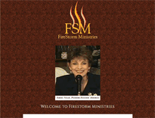 Tablet Screenshot of firestormministry.com